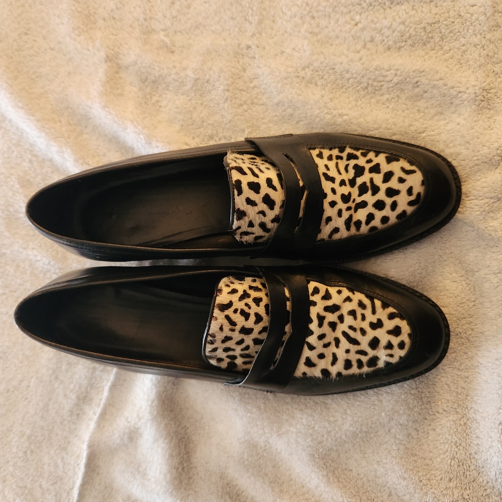 Leopard Print Men's Loafers